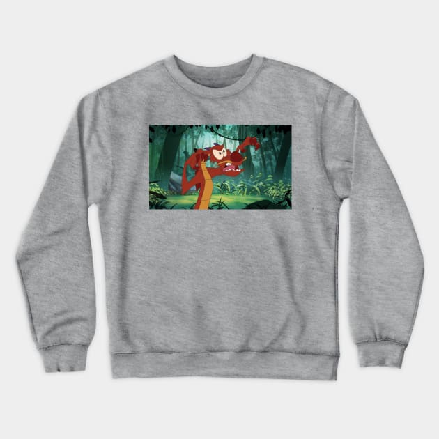 Mighty Mushu Crewneck Sweatshirt by Whovian03